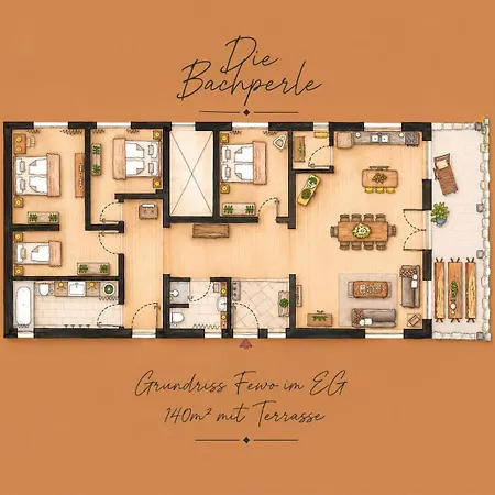 Apartament Bachperle - Alpenidyll Mit Kamin, Balkon Oder Terrasse Fuer Geniesser *